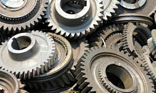 Dirty Aluminium Wheel Scrap